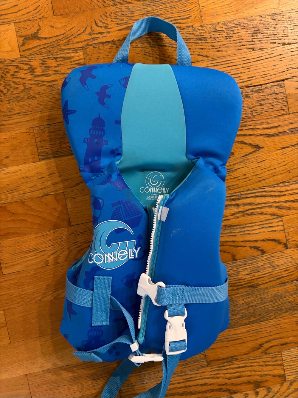 Kids Blue Neoprene Swim Vest